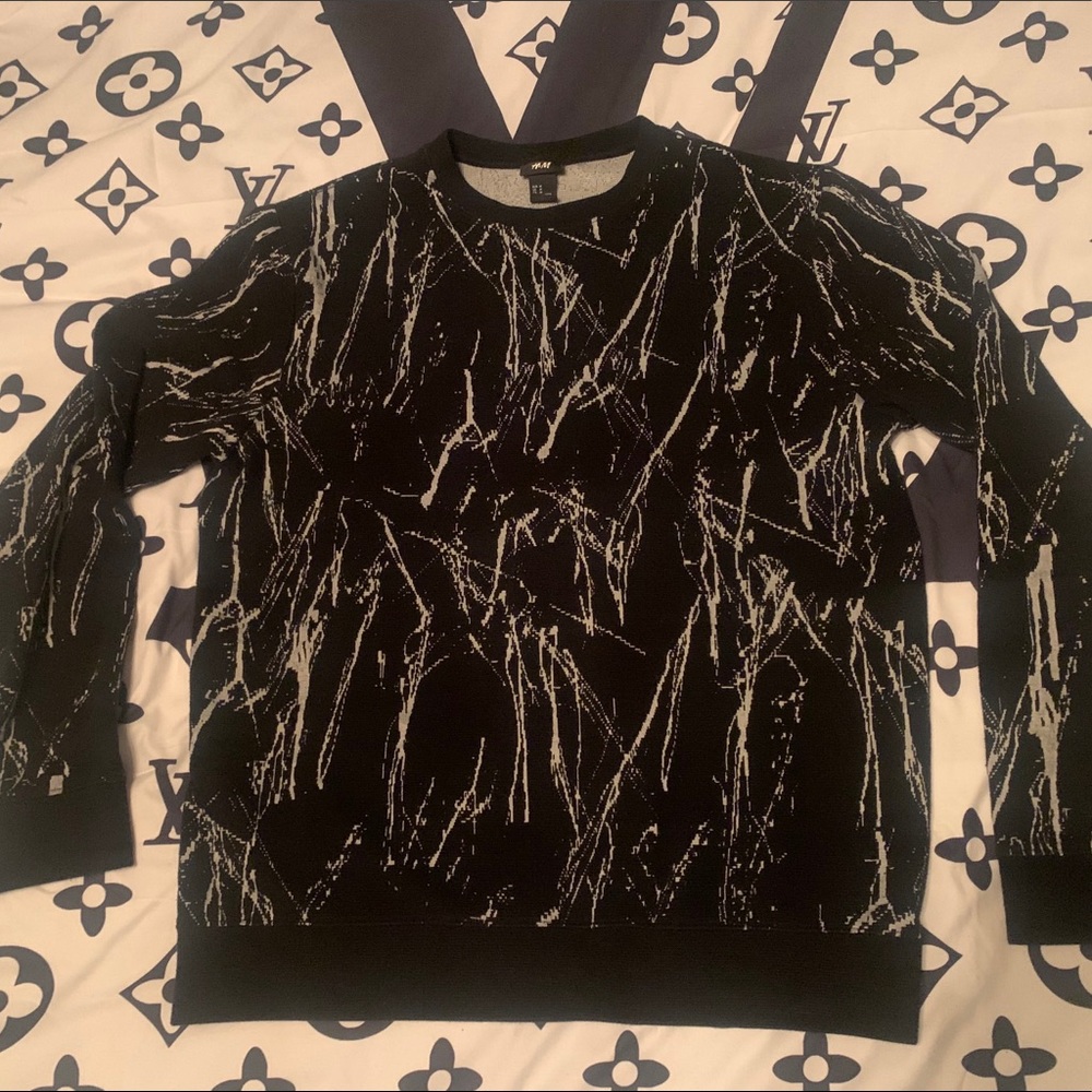 Black Marble Sweater